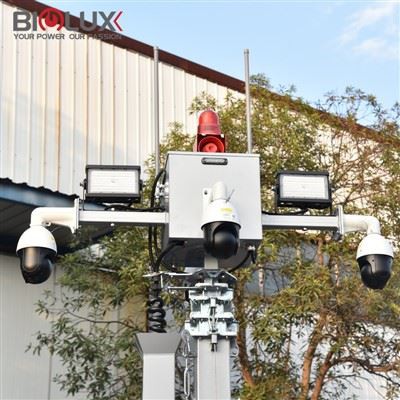 2*435W Mobile Solar Surveillance Trailer