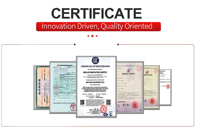 biglux certificate