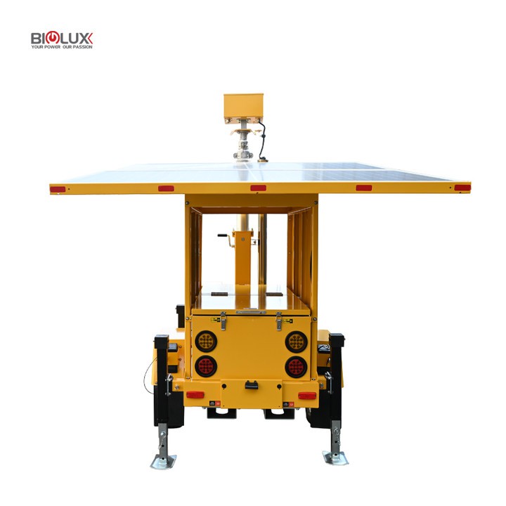 Dual Solar-Powered Security Trailer