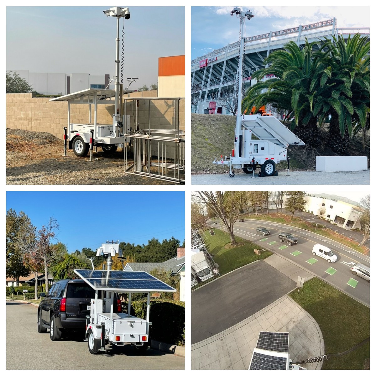 CCTV tower on site