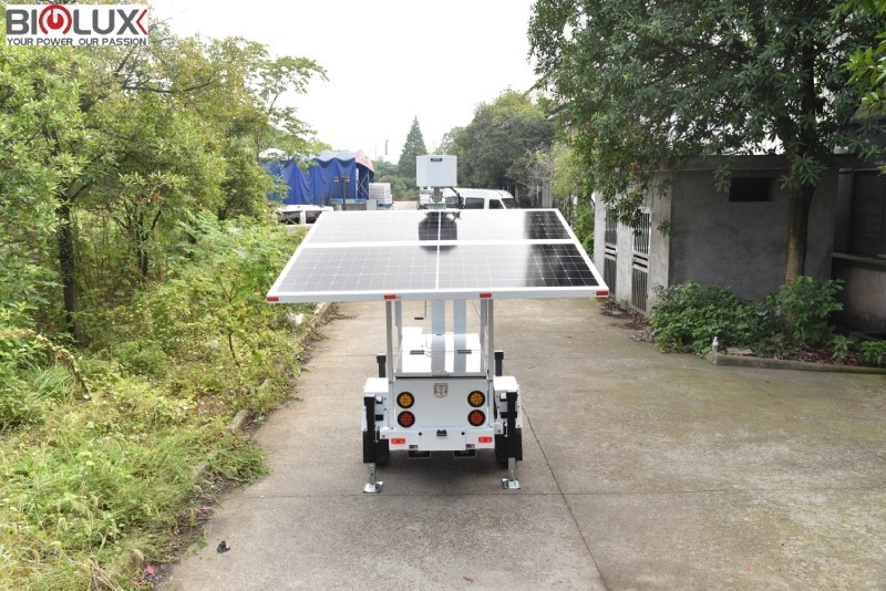 Hexahedral CCTV installation box trailer RSBTV