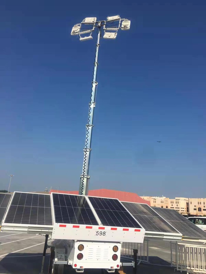 Solar-Powered Lighthouse for parking lot