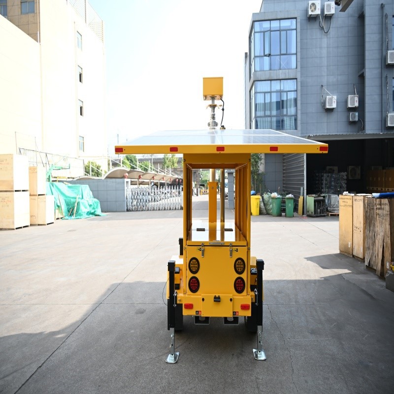 Yellow CCTV TrailerBack View