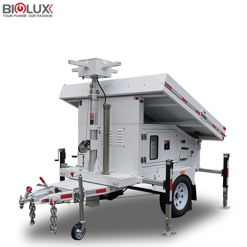 Four Panels CCTV TrailerShrink Front View