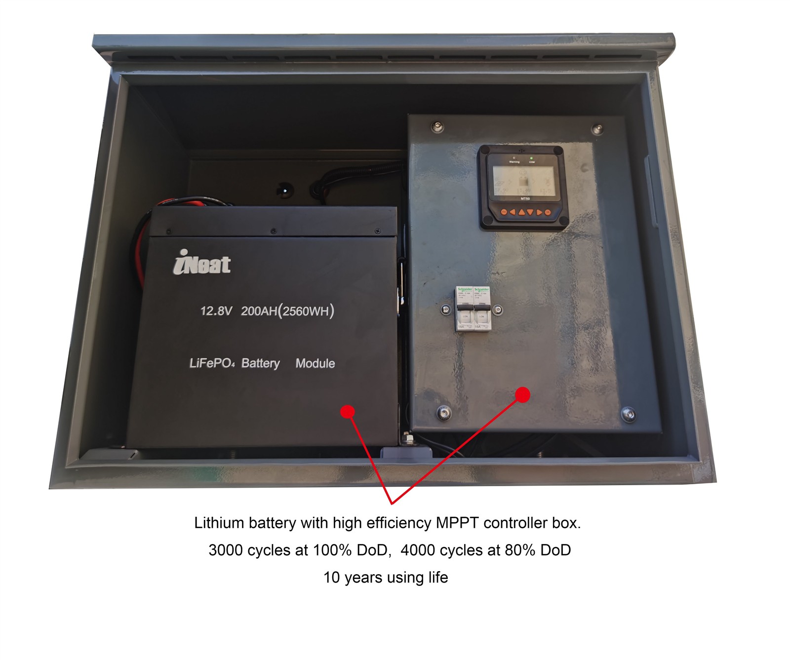 block with lithium battery