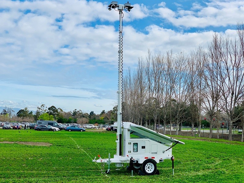 security CCTV trailer