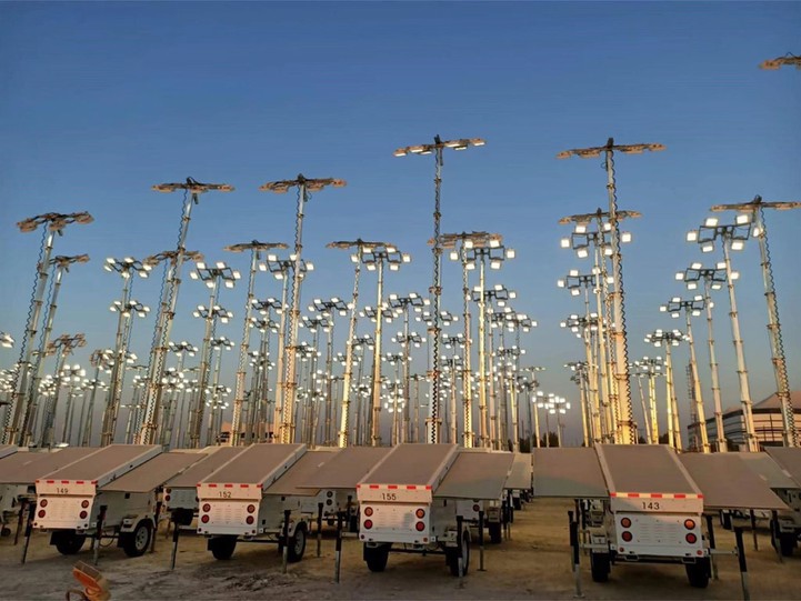 solar light tower for world cup 2022