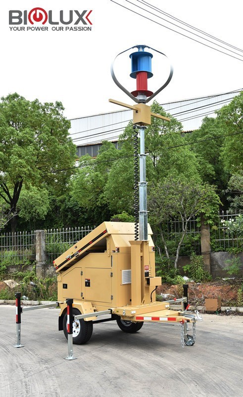 hybrid solar cctv tower 5