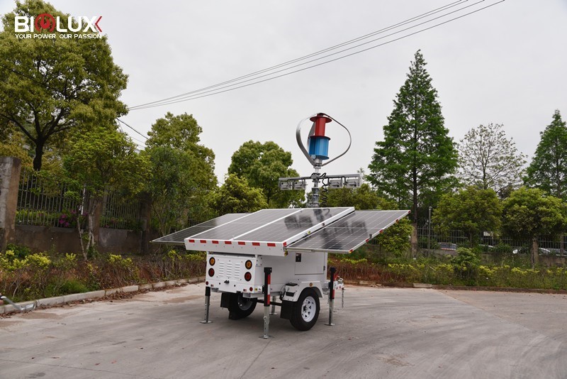 solar light trailer with wind turbine 2