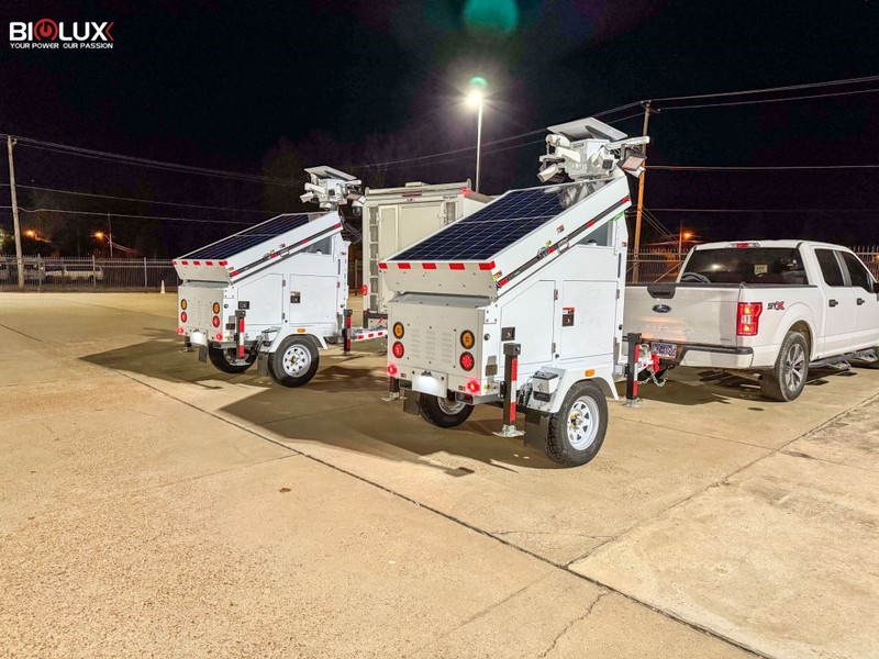 solar cctv trailer