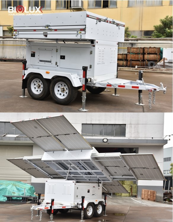 mobile solar generator trailer