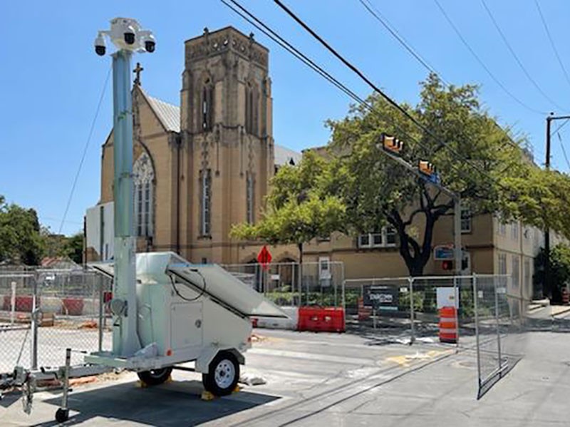 Application of Solar CCTV Towers in Street Monitoring