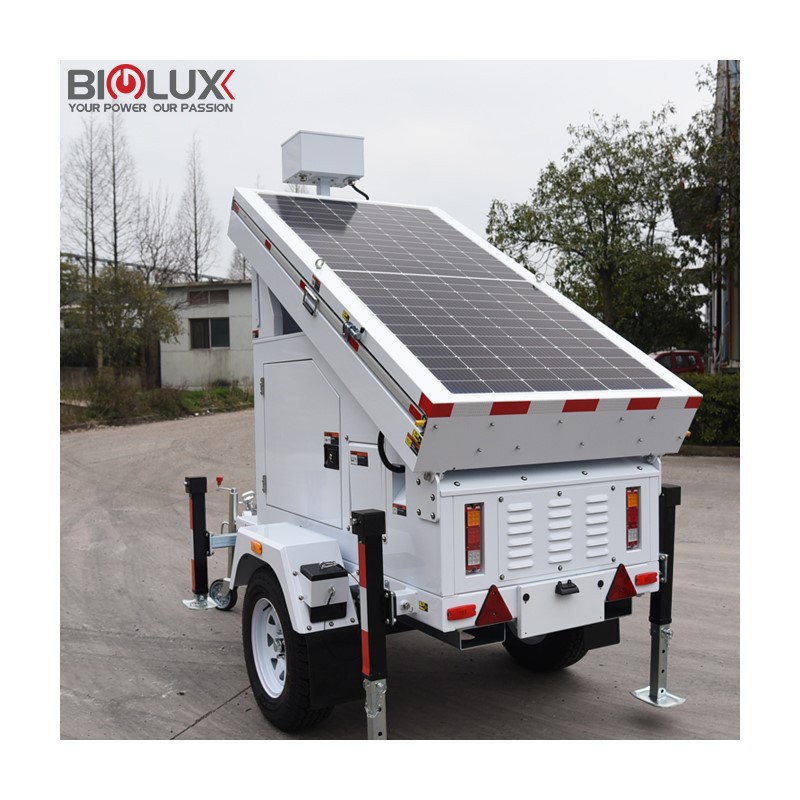 solar cctv trailer