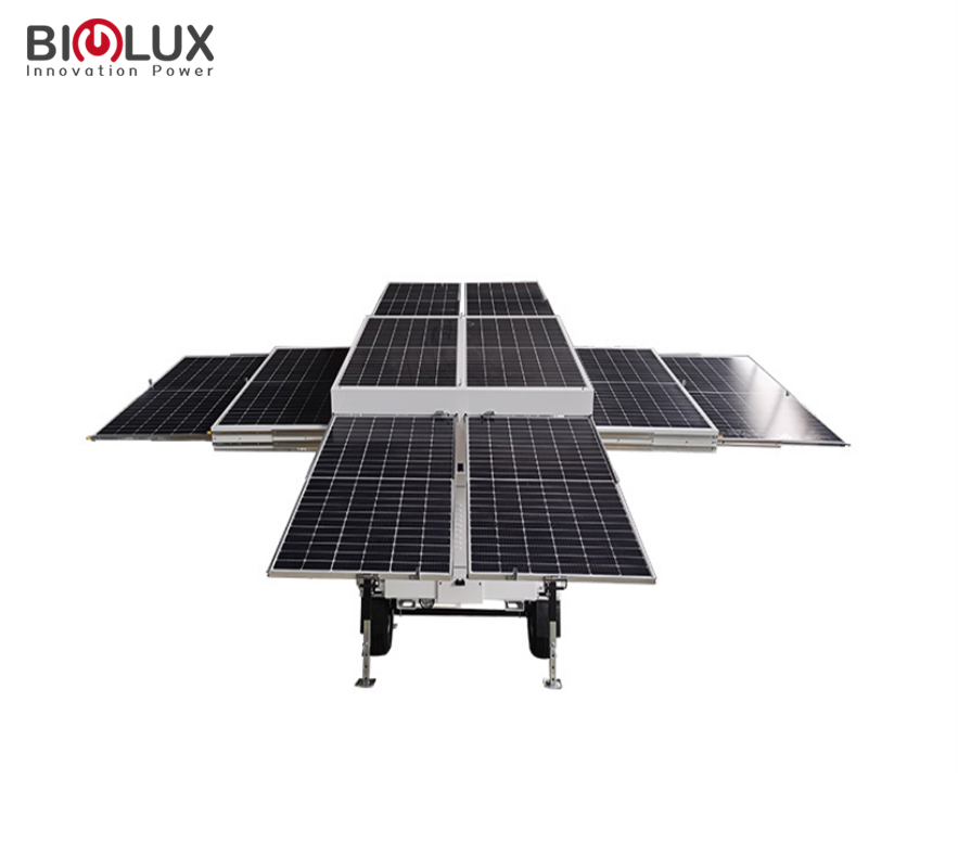 BIGLUX 10*460W Solar Panels Solar Generator Trailer