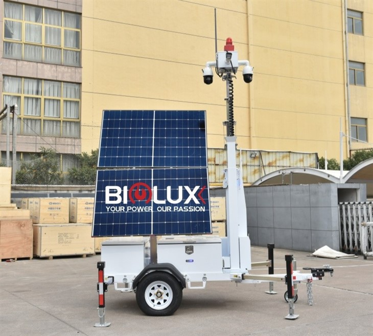 Solar Powered Surveillance Trailer