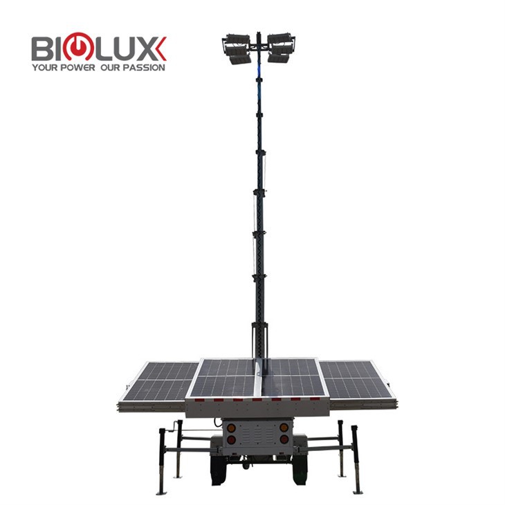 BIGLUX Outdoor Mobile Lighting Tower On Islands