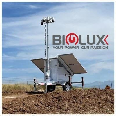 BIGLUX Solar Trailer Solar Panels With Surveillance Camera