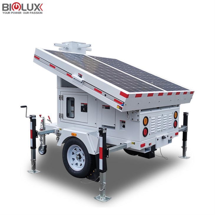 Deployable CCTV Trailer for Construction Site