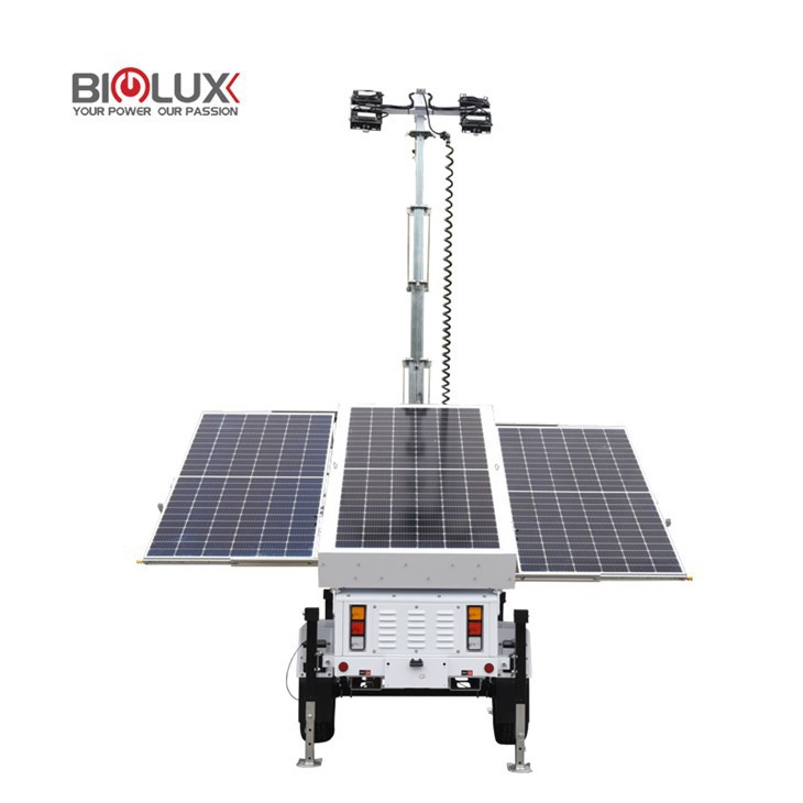 Dimmable Mobile Solar Light Tower