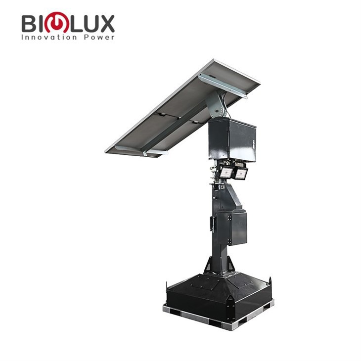 Eco-Friendly Mobile Solar Light Tower