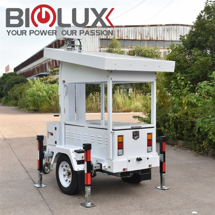 Highly Effective Security Solution Mobile Solar Surveillance Trailer