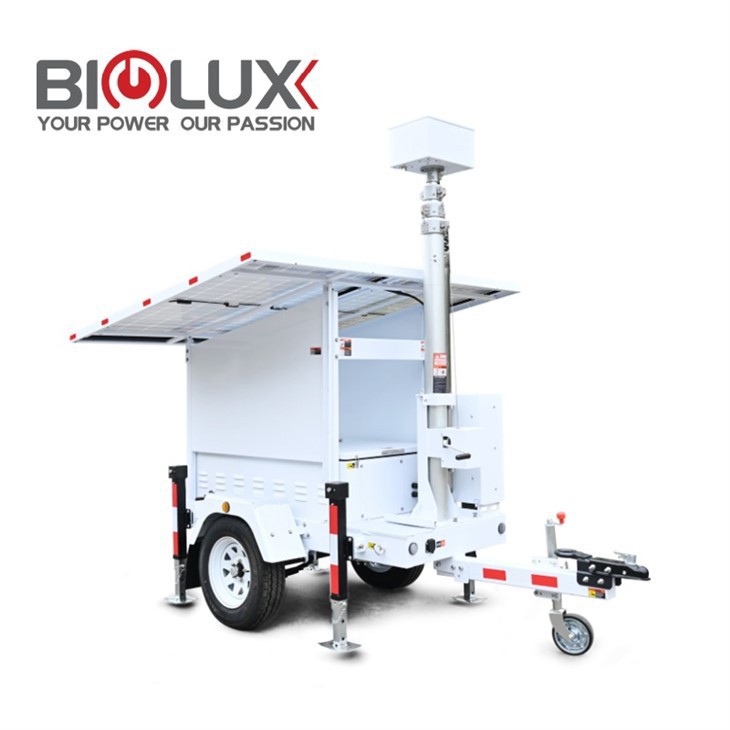 Highly Effective Security Solution Mobile Solar Surveillance Trailer