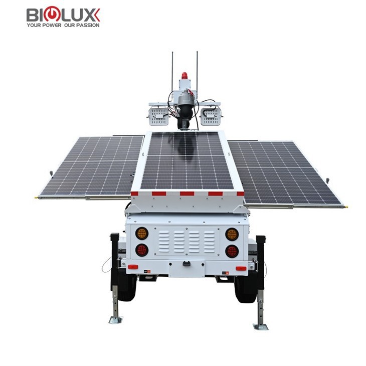 Hybrid Energy Mobile CCTV Trailer