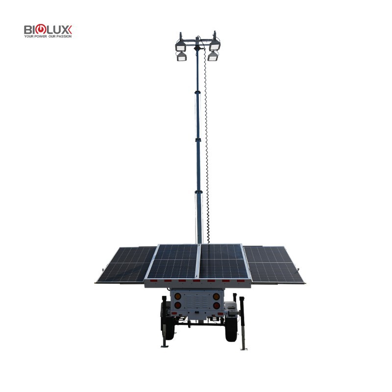 Hybrid Solar LED Lighting Tower