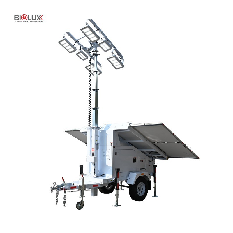 Large Events Movable Solar Lighting Tower