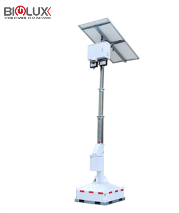 Mobile Adjustable Height Streetlight