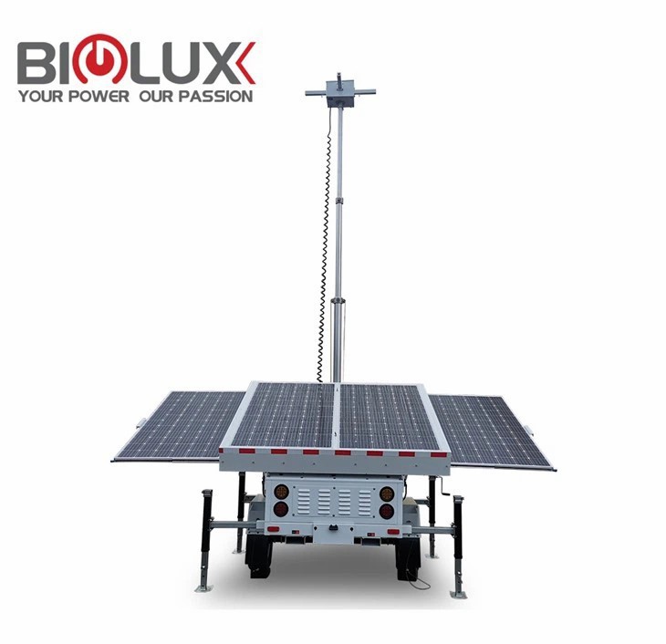 Mobile CCTV Solar Trailer