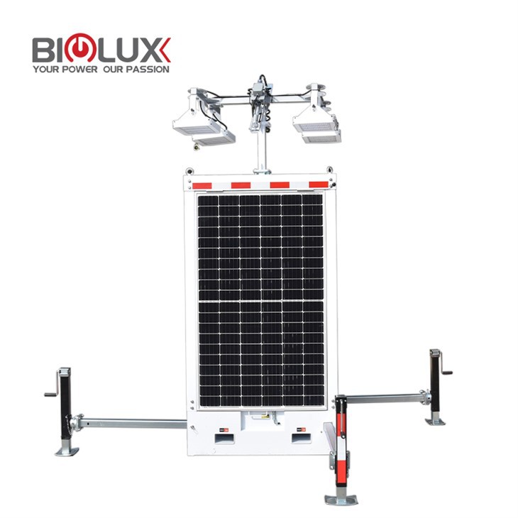 Mobile Emergency Cuboid Solar LED Light Tower