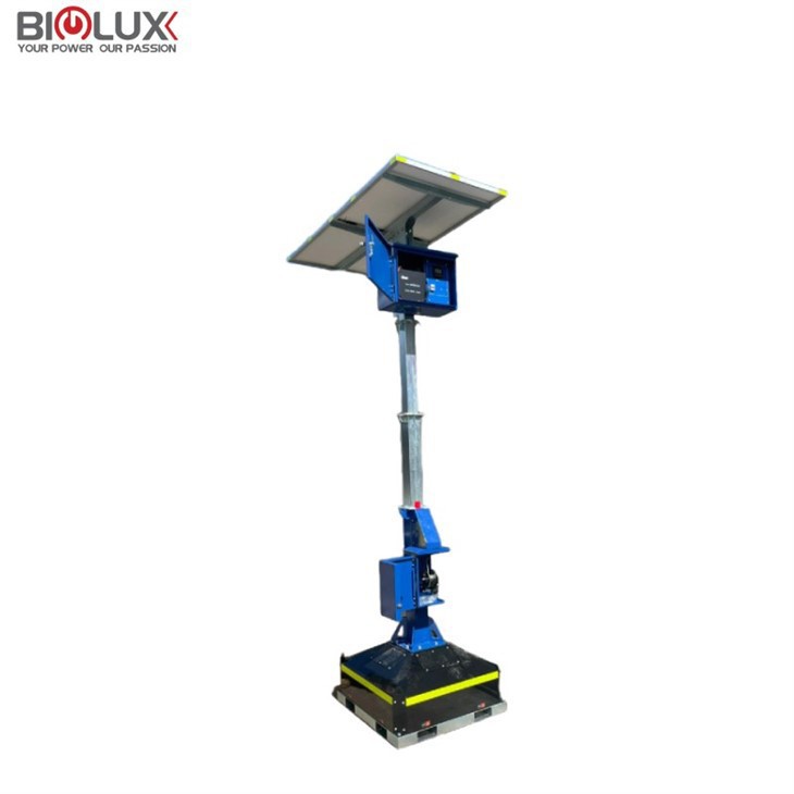 Mobile Solar CCTV System with LED Lights