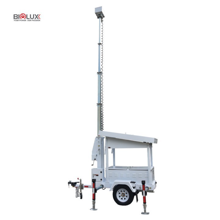 Mobile Solar CCTV UPS System Trailer