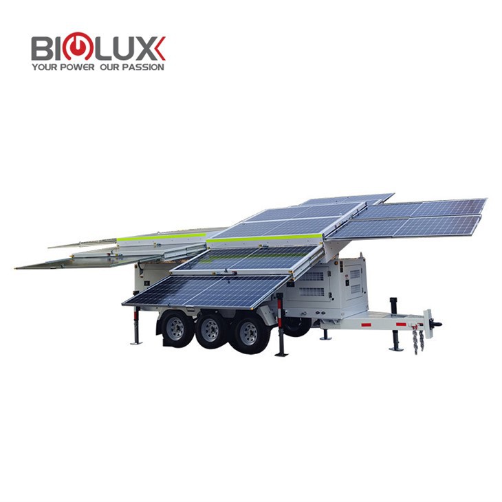 Mobile Solar Generator Station