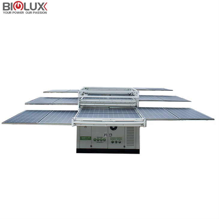 Mobile Solar Generator with Panels