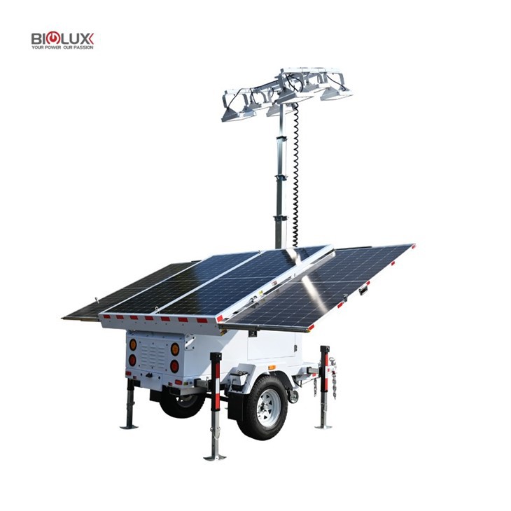 LED Flood Light On Trailer