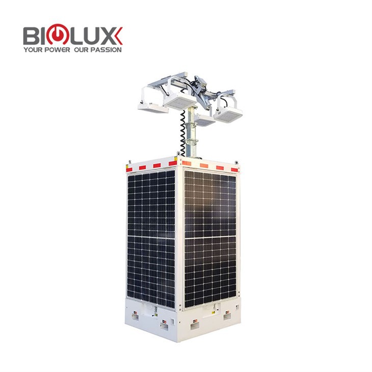 Mobile Solar Power Light Tower for Lighting