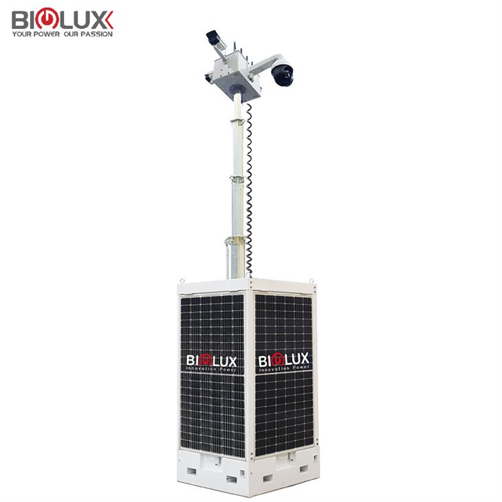 Mobile Solar Surveillance Tower