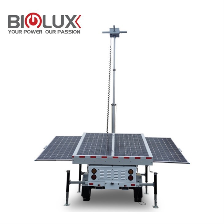 Mobile Solar Trailer 4 Panels