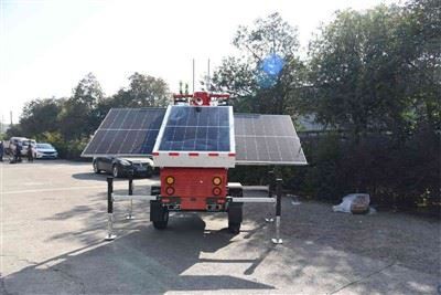 Mobile Surveillance Camera Tower For Forest Fire Prevention