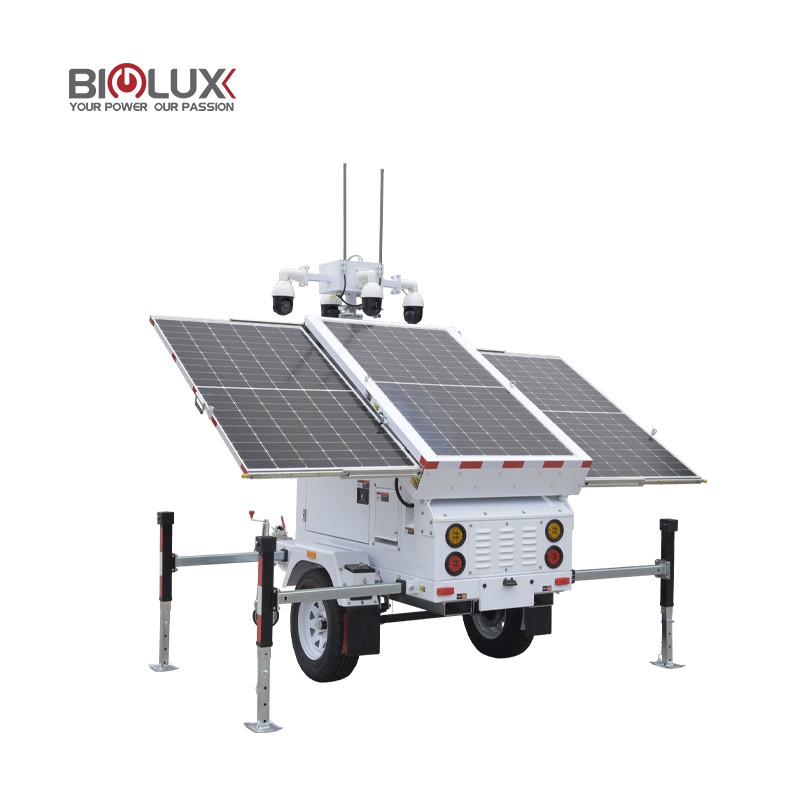 Mobile Wireless Surveillance Station for Working Site