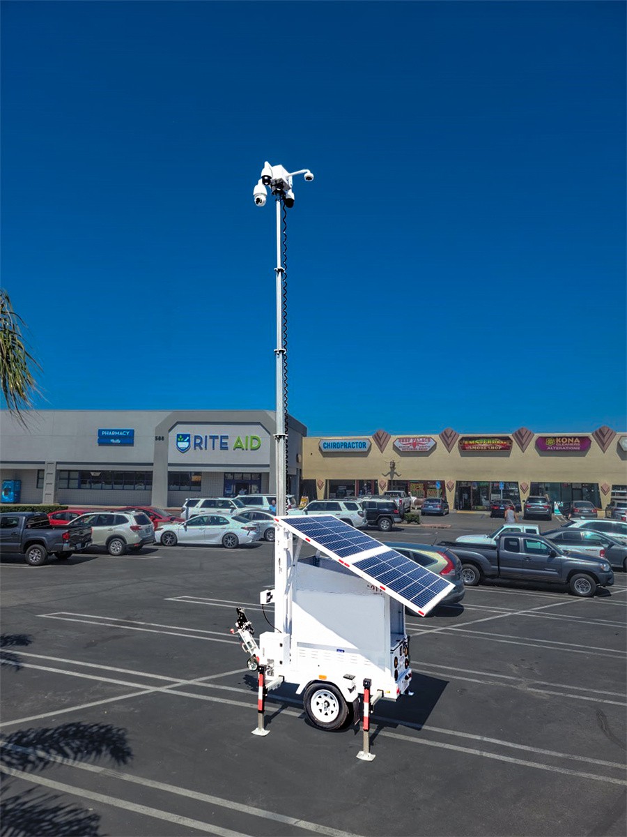 The Application of Mobile Surveillance Trailers in Large Parking Lots