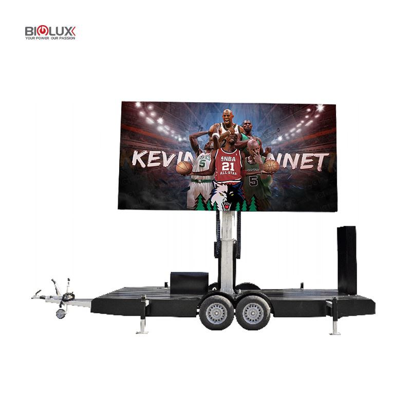 Portable Mobile Solar Display Trailer