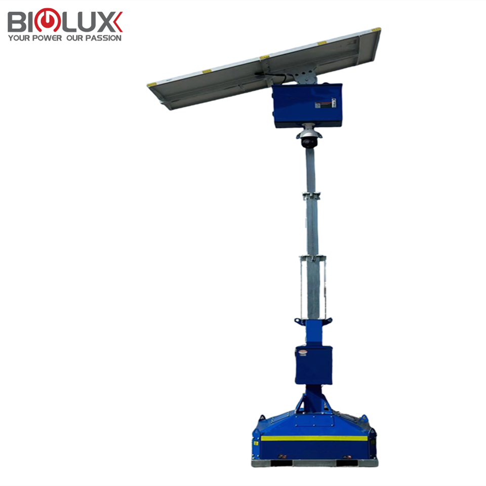 Portable Solar Surveillance Tower