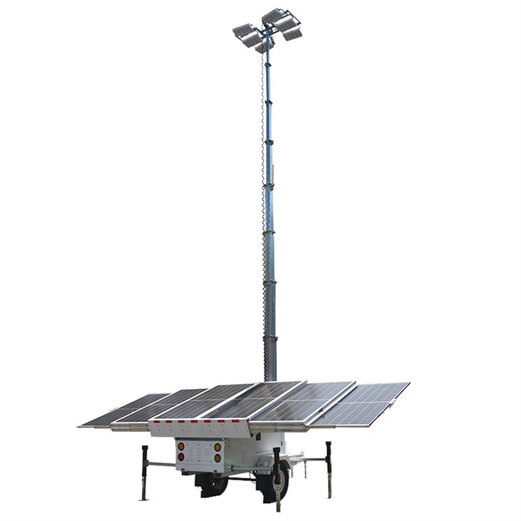 Rechargeable Portable Solar Tower Light