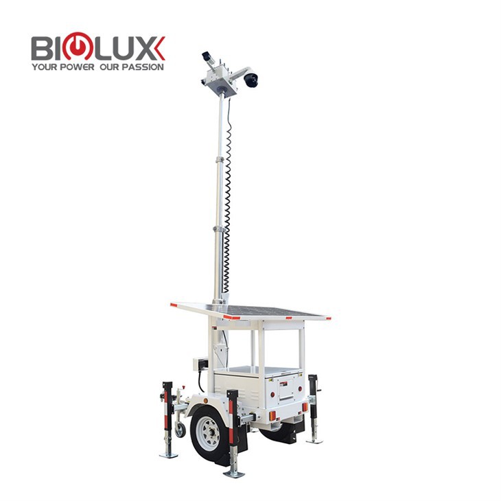 Remote Control Solar CCTV Tower Trailer