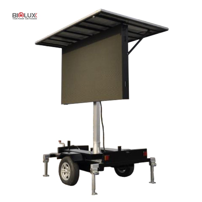 Smart Mobile Solar LED Display Trailer