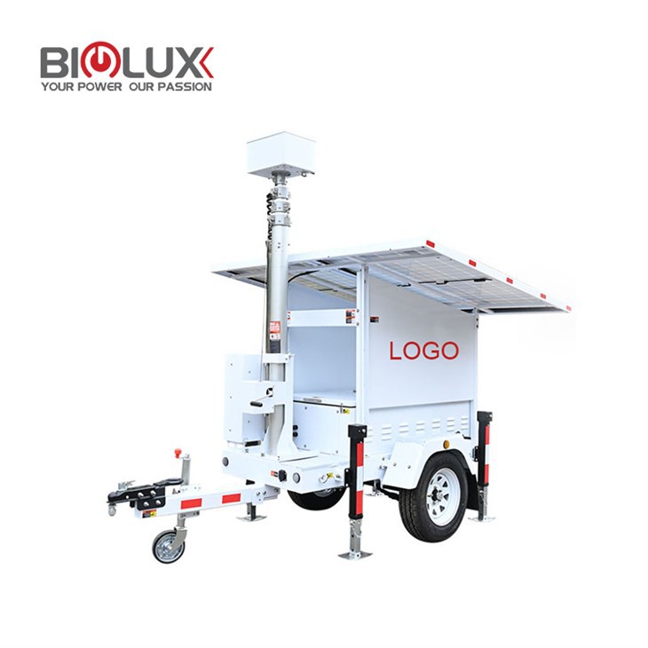 Solar CCTV Surveillance Trailer for Security