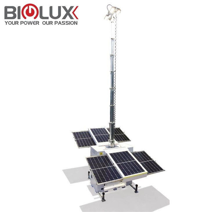 Solar Lighting Tower For Mining Site